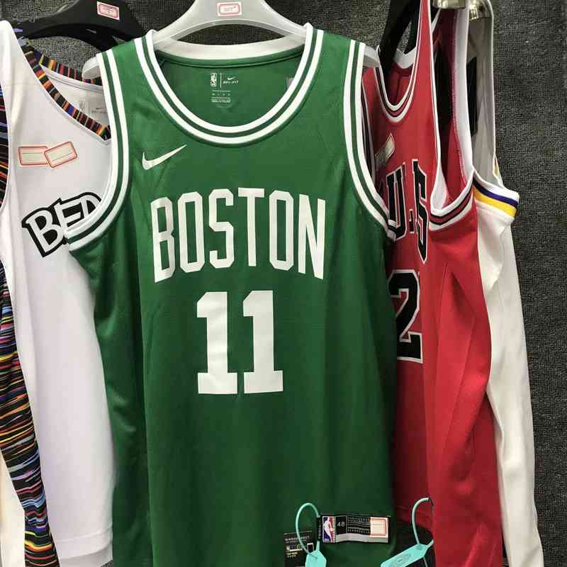 

Celtic Basketball Jerseys Irving 11 Green and White Color