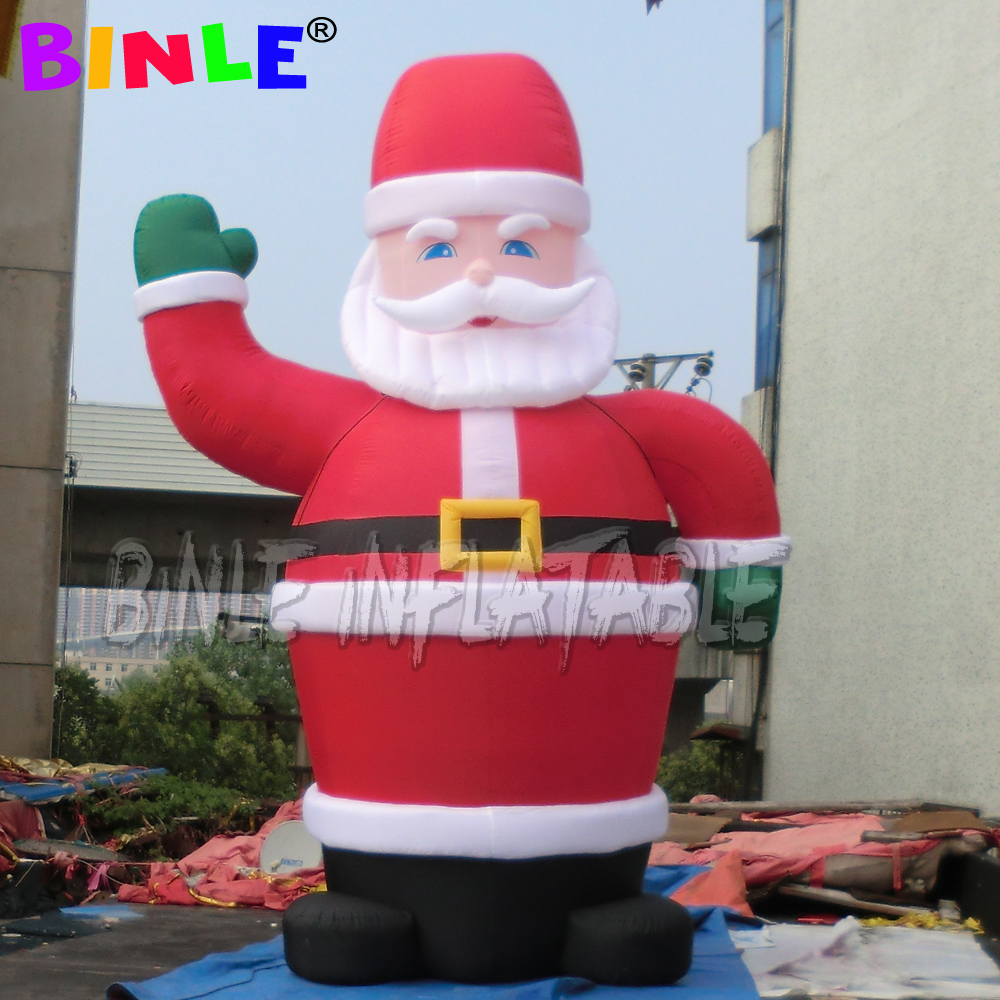 

Christmas Outdoor Decoration 8mh Giant Inflatable Santa Claus,blow up Xmas Father,shopping Malls Balloon Xmass gathering Decorations