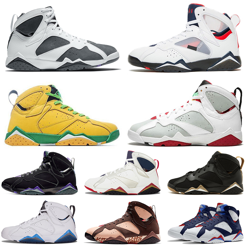 Top Quality Jumpman 7 7s Basketball Shoes 2022 New Arrivals PSGS Luxury Bordeaux GMP Raptro Charcoal Oregon Ducks Sports Designers Sneakers