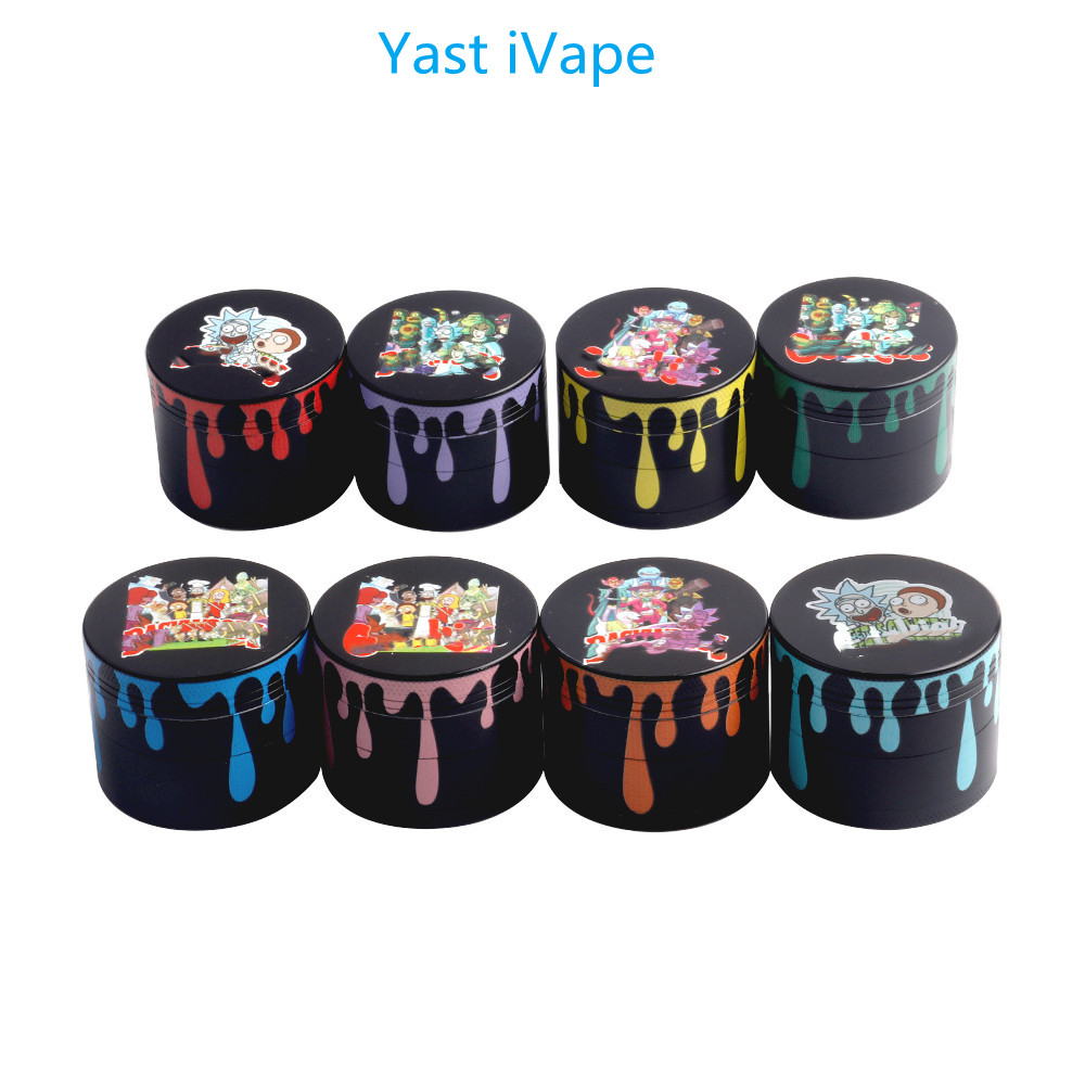 

Rolling Papers Smoking Accessories Grinder Tool with Gift Box Packing Metal Grinders Zinc Alloy 40mm 50mm Backwood Herb Vaporizer