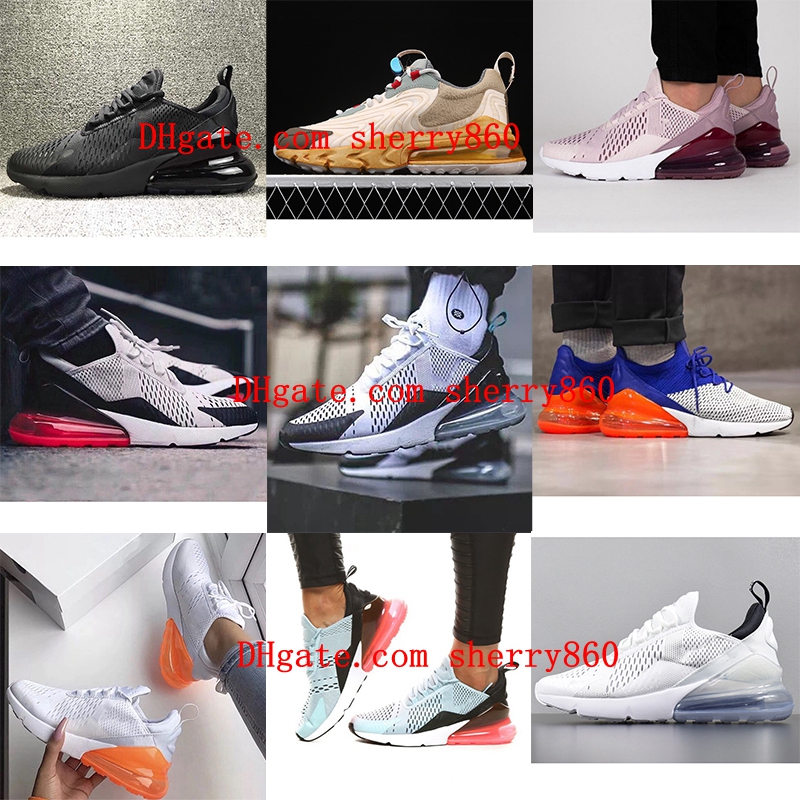 

Bauhaus Blue 270 React Mens Running Shoes Triple Black White Bred Dusk Purple Oracle Aqua 270s Safari Men Women Trainers Sports Sneakers, As picture 9