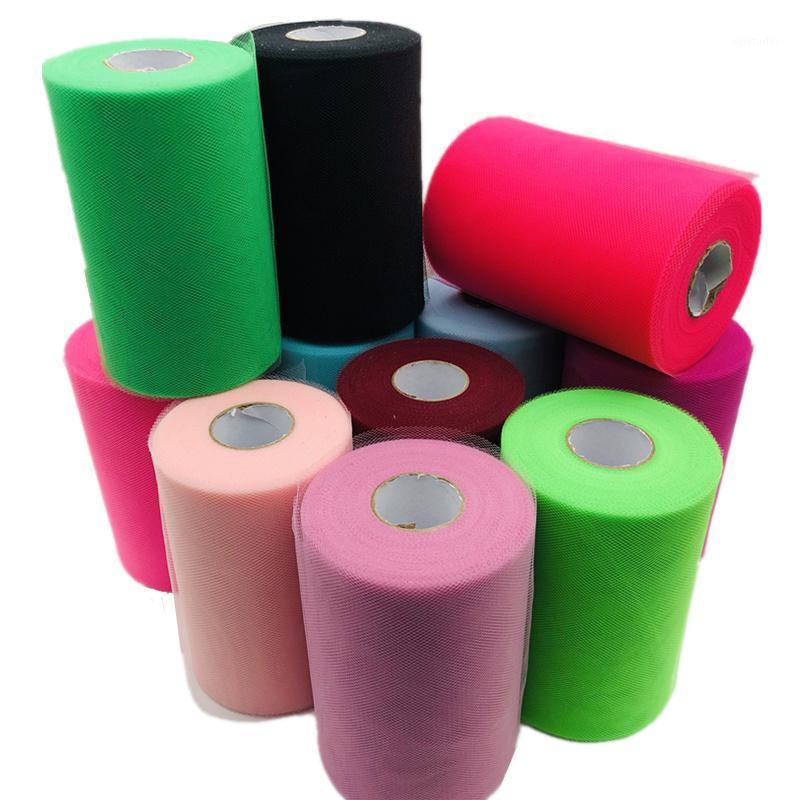 

Party Decoration 15cm 100 Yards DIY Table Skirt Birthday Wedding Tulle Organza Roll Mariage Baby Shower Decor