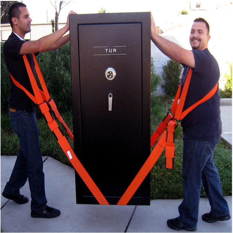 

Useful Lifting Moving Strap Furniture Transport Belt In Shoulder Straps Team Straps Mover Easier Conveying Storage Orange