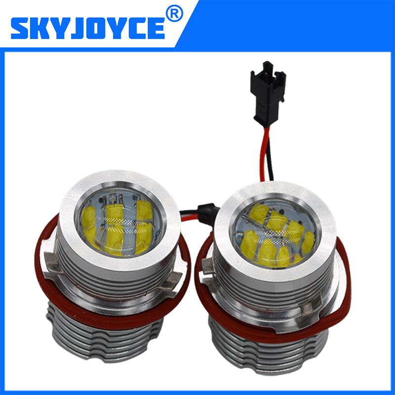 

Car Headlights 1 Set SKYJOYCE 60W Led Marker Kit E39 E60 E63 E65 E53 E83 E87 Angel Eyes X3 Halo Ring White Red Blue Green Yellow