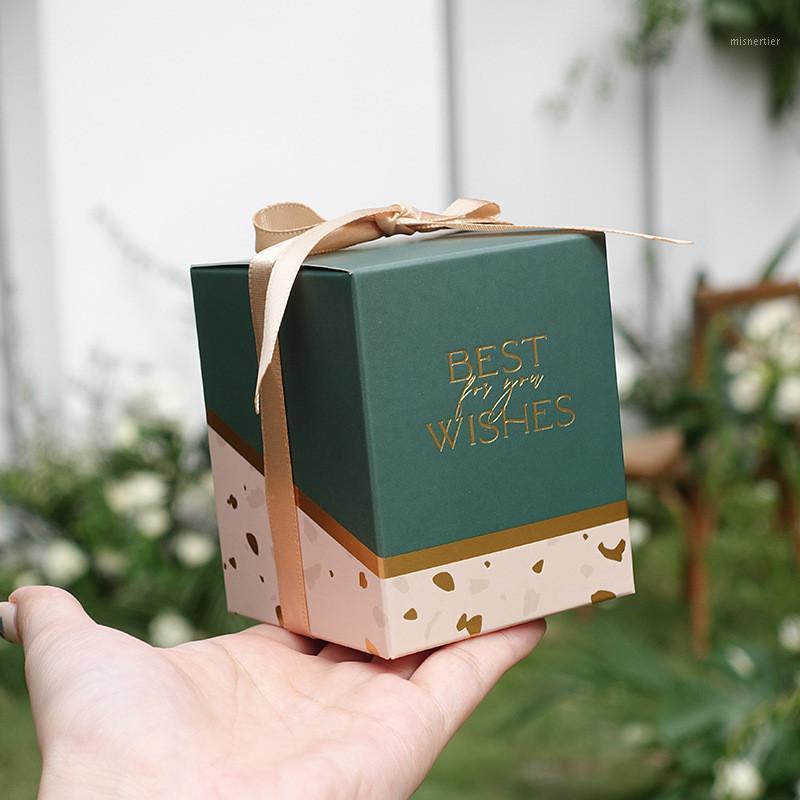 

Gift Wrap 20/30/50pcs Cardboard Boxes Children Guests Birthday Christening Favors Bridesmaid Wishes Wedding Dragee Box
