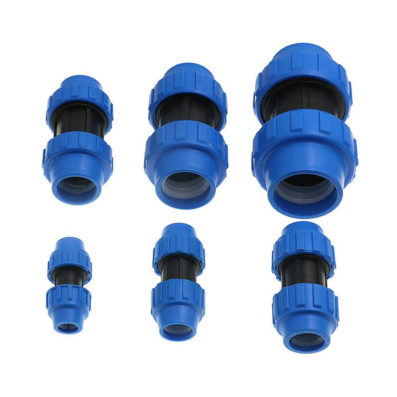 

Watering Equipments 1pc HDPE Compression Coupler Plastic PP Thread Irrigation Pipe Quick Connector Micro Sprinkler Fittings Reducing Couplin, 20mm