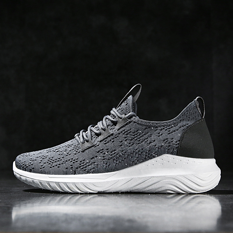 

2021 latest fashion men's and women's casual shoes sports stretch top quality competition essentials, Black