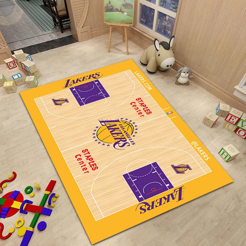 

Carpets Basketball Court Carpet Simple Bedroom Bedside Blanket Creative Interior Decoration Living Room Sofa Coffee Table Mat