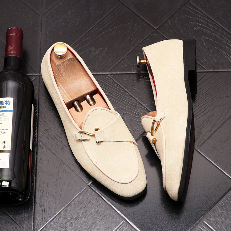 

2021 high quality Fashion designer Nubuck leather Men Classical Shoes Luxury Flat Walking Shoe Dress Party Wedding Footwear