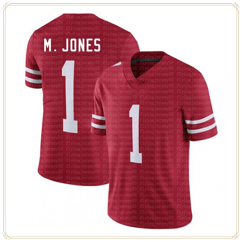 

San Francisco 49er 1 Mac Jones Jersey Jacksonville Jaguar 16 Trevor Lawrence Football Jerseys New York Jet Z, Black;red