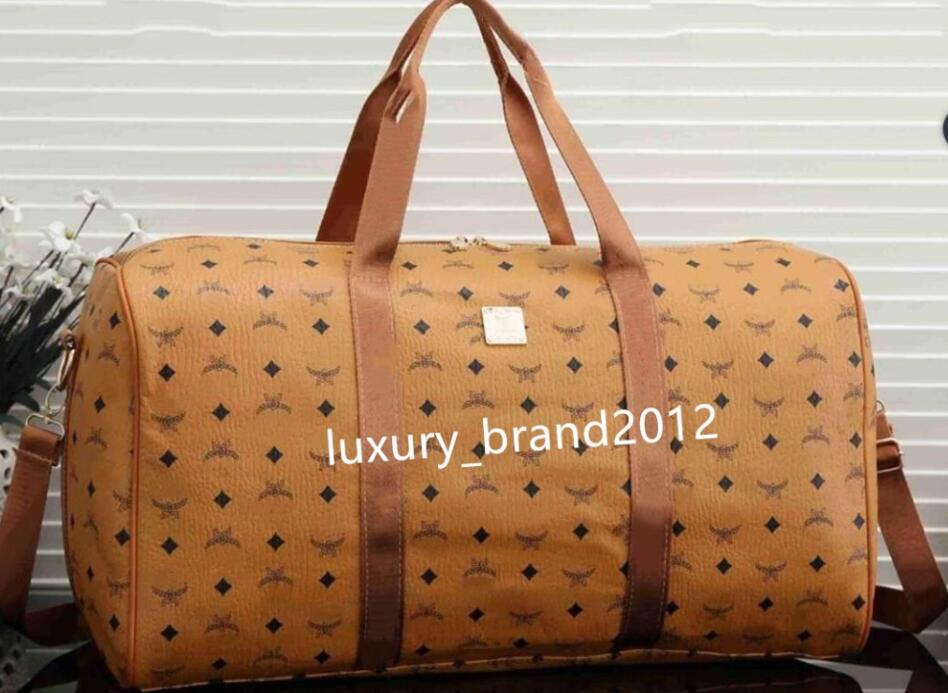 

2020 men's women's travel bag hand luggage luxury designer travel bag men pu leather handbag large crossbody bag handbag 55cm*cm*28CM with l