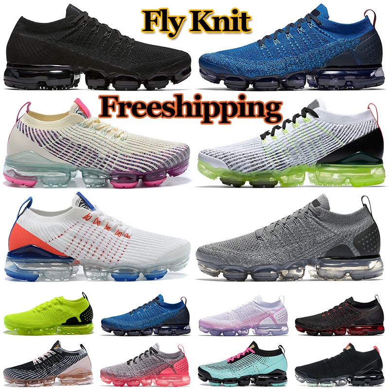 

fly 3.0 running shoes knit triple black white volt south beach oreo blue fury mens womens trainers outdoor sports sneakers, 3.0 36-40 fire pink fossi