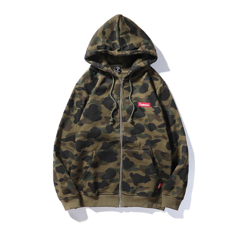 

Men's Hoodies & Sweatshirts Couple Style And Women's Hip-hop Lovers Cardigan Wild Street Tops Hooded Jacket Sweater Men Women, Black