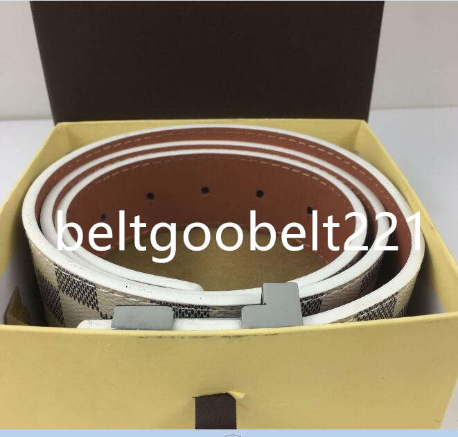 

Gold Silver Multi Hardware High Quality Belt For Men And Women Retail Wholesale Louis Belts Vitton Lv Welcome Customers No Box, Black;brown
