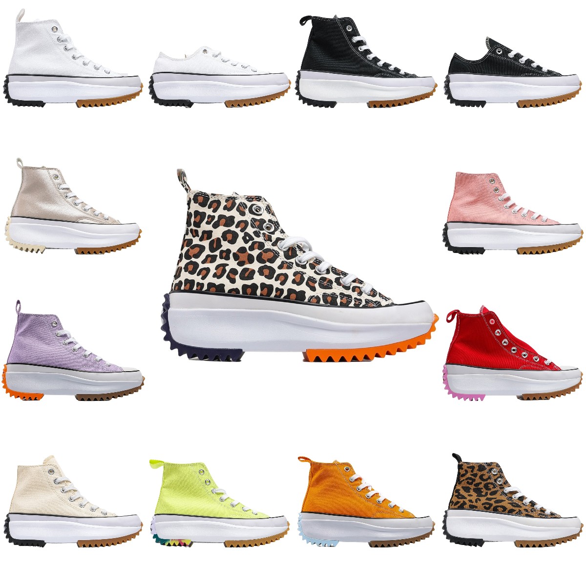 

2021 JW Anders 1970s Run Star Hike Shoes Platform High Top White SNEAKERS Women Casual Fashion Running 36-40, 00