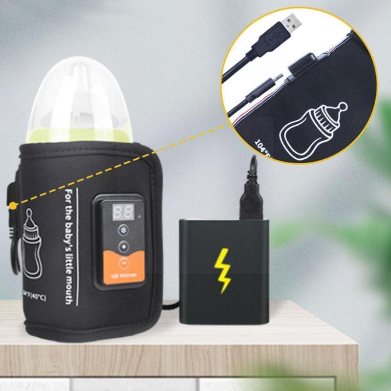 

Interior Decorations Car Bottle Warmer Constant Temperature Movable Portable Insulation Baby Vehicle Daily Accessories E1R9