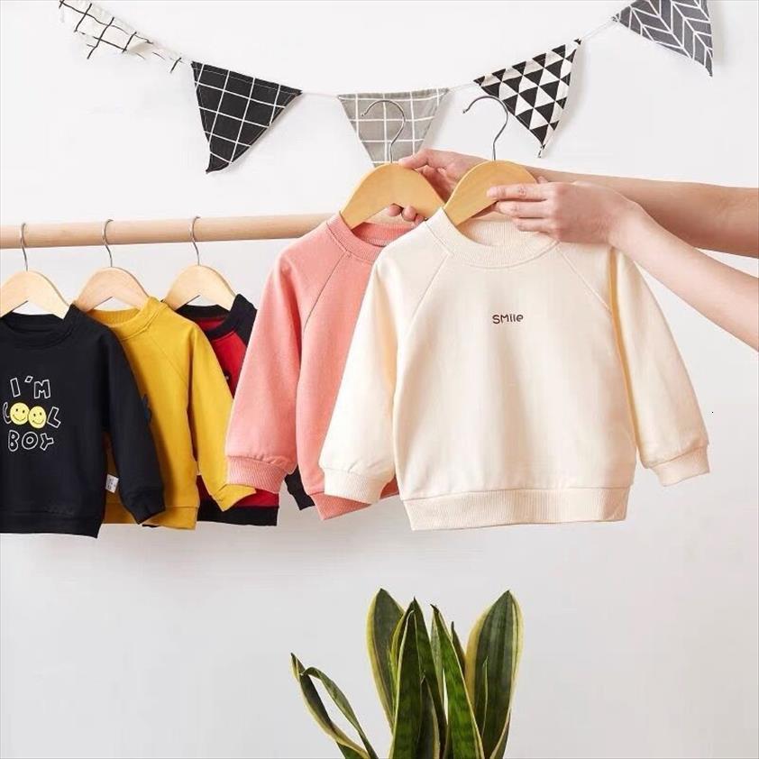 

childrens clothes autumn winter long sleeve sweaters baby boys girls solid color warm t shirts hoodie casual sweatershirt, Blue