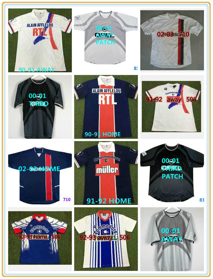

93 94 95 96 Retro Pa ris futebol SOCCER JERSEY OKOCHA LEROY Beckham 98 99 00 0190 92 06 07classic RAI ANELKA Ibrahimovic RONALDINHO, Green