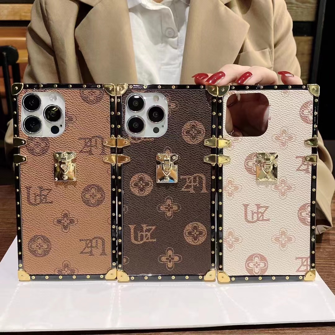

T23 fashion phone cases for iPhone 13 11 12 pro max mini X XR XSMAX cover PU leather shell Samsung S20 plus S20P S20U NOTE 10 20 ultra, Brown