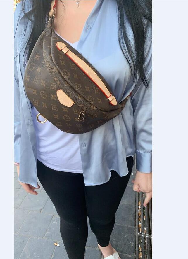 

Cowhide Genuine Leather Luxury DISCOVERY Designers Waist Bags Cross Body Newest Handbag Famous Bumbag Fashion Shoulder Brown Bum Fanny Pack