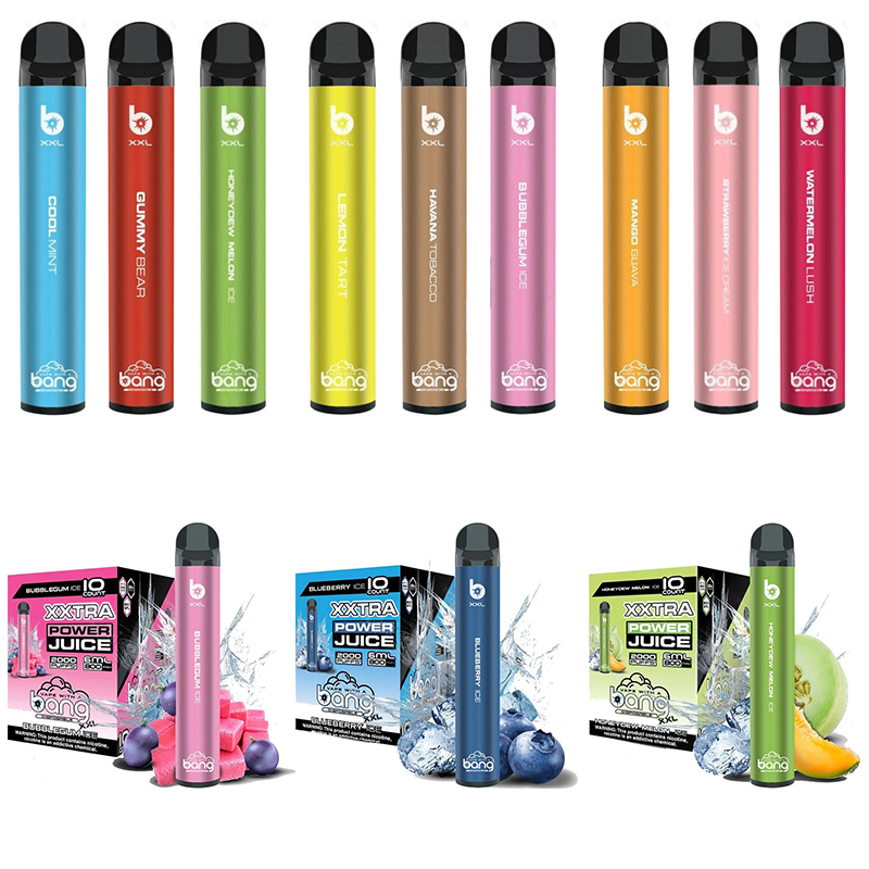 

Disposable Vape Pen Bang XXL 2000 Puffs XXTRA mix flavors Kits cigarettes 800mAh Battery 5ML Vapor eCigs Puff bars electronic cigarette