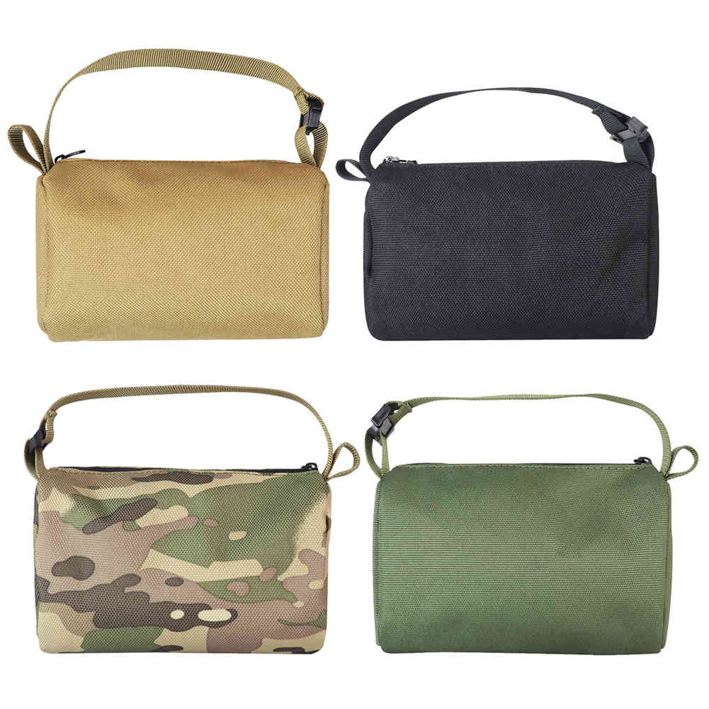 

Front Rest Shooting Bag Sniper Target Stand Sandbag Unfilled Outdoor Driver Hunting Rifle Holder Sandbags, Black color