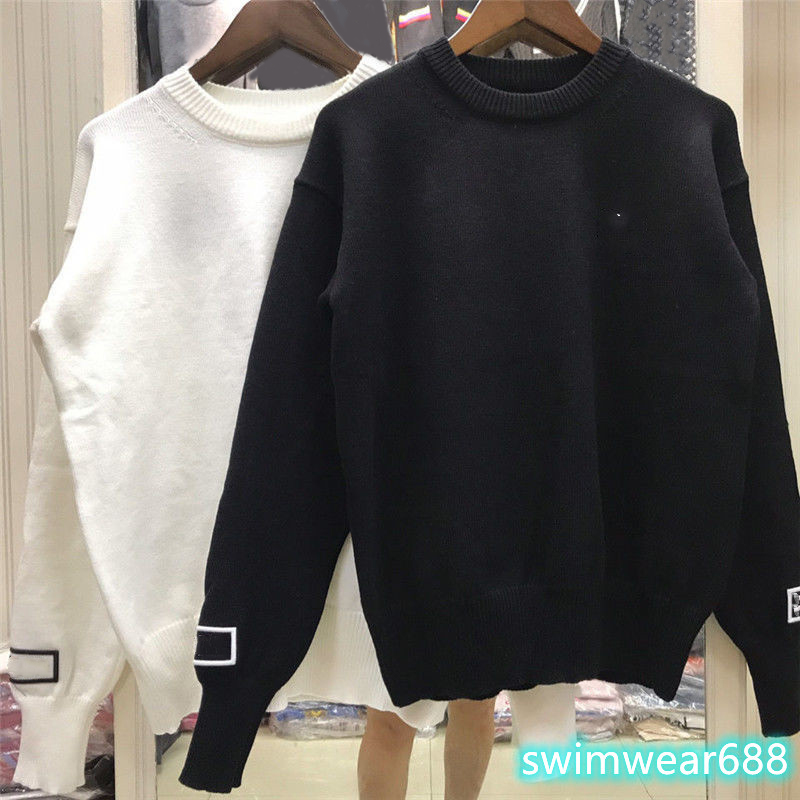 

CHA Women's Sweaters Casual Knit Long Sleeve Autumn Fashion Wear Classic embroidery Letter Pattern, Vip