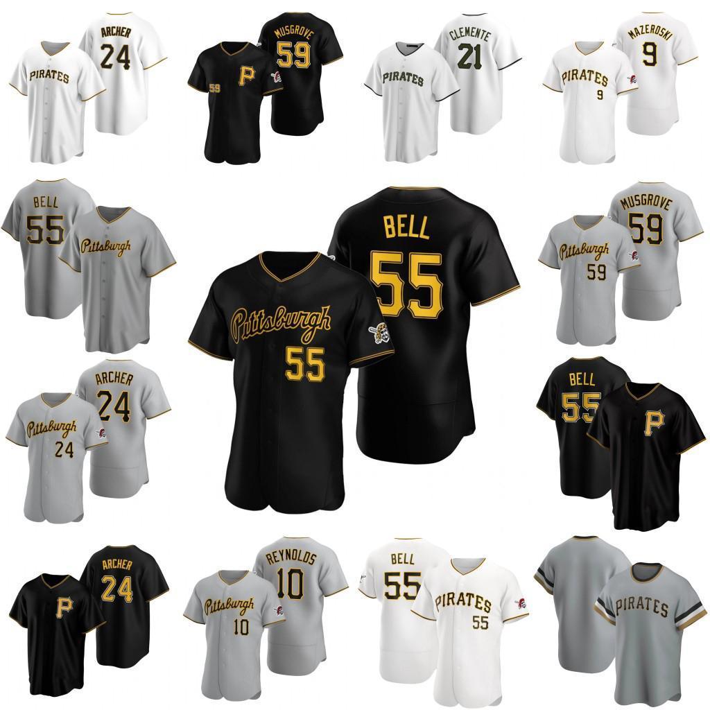 

Pittsburgh Baseball 55 Josh Bell Jersey 26 Adam Frazier Chris Archer 6 Starling Marte Corey Dickerson Cole Tucker Jameson Taillon Jung Honus, Blue;black