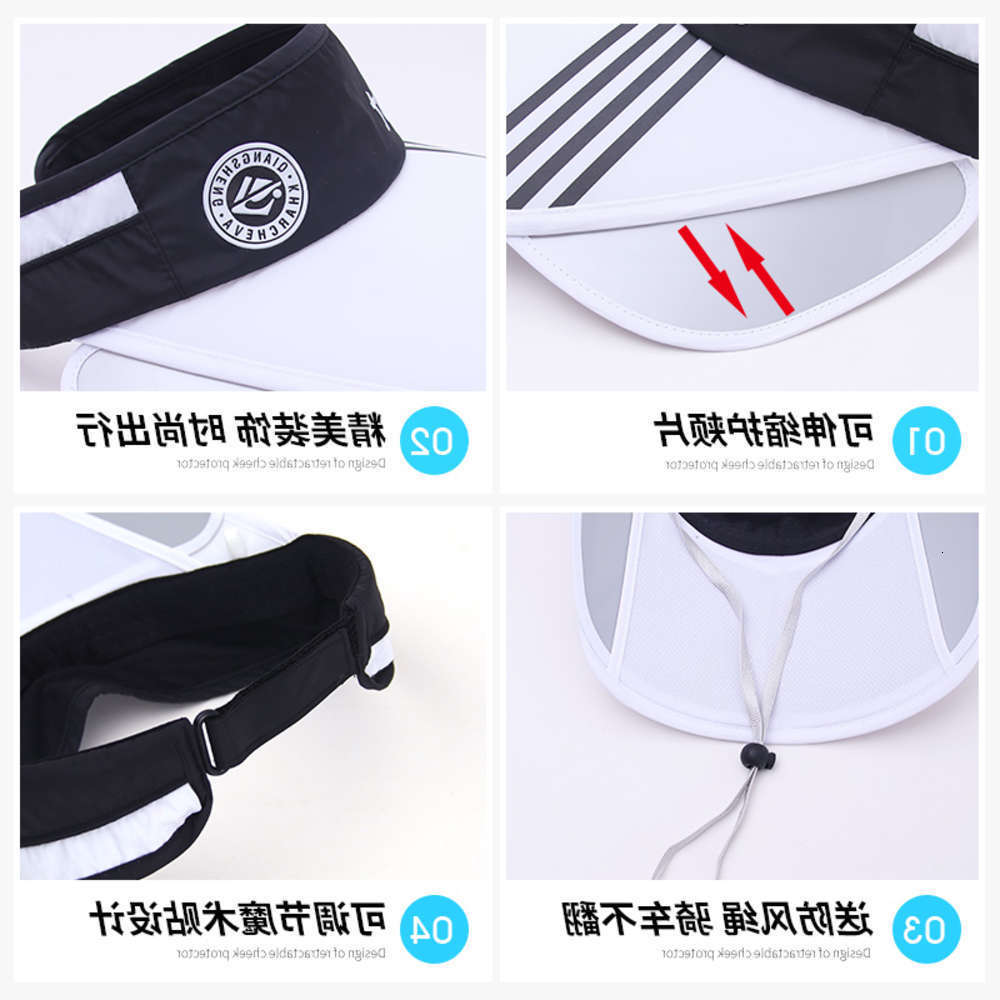 

the ball cap ball caps sunshade female summer sunscreen anti ultraviolet big along the sky outdoor riding sun hat baseball cap, Blue;gray