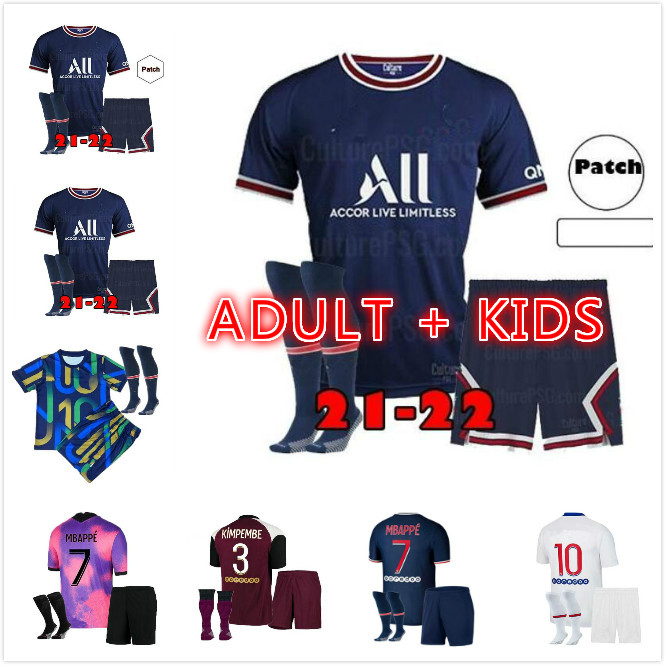 

2021 2022 ICARDI MARQUINHOS MBAPPE Paris soccer Jersey 20 21 22 VERRATTI KEAN Maillots de football shirt enfants kit uniforms men kids set, Black