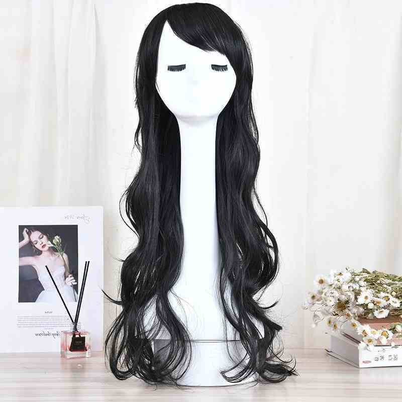 

hair lady fluffy hair wave micro net red long curl headgear