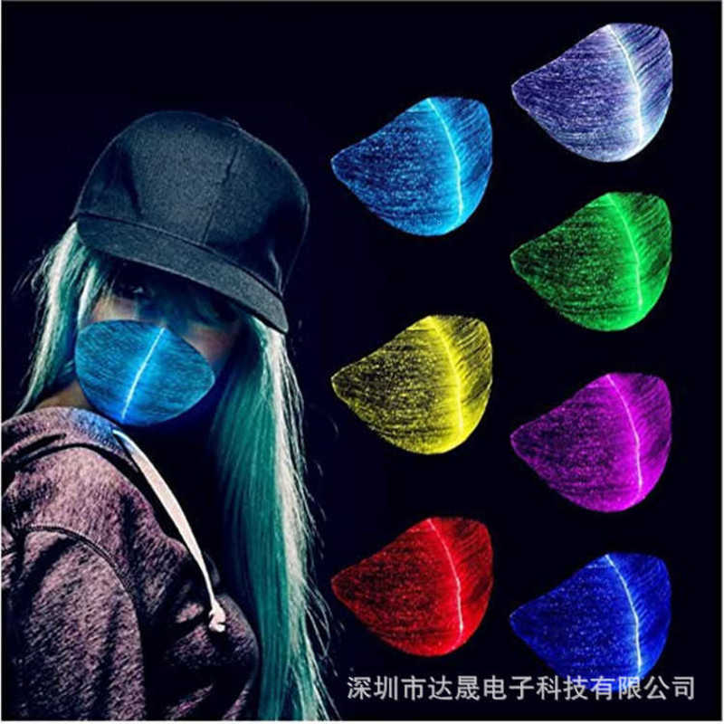 

dasheng specializ in the production of led colorful mask, bar entertainment optical fiber mask