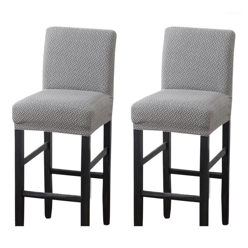

Chair Covers Pub Counter Stool Stretch Removable Dining Room Slipcover Banquet Washable Home Cover Anti Dust Reusable Solid Universal