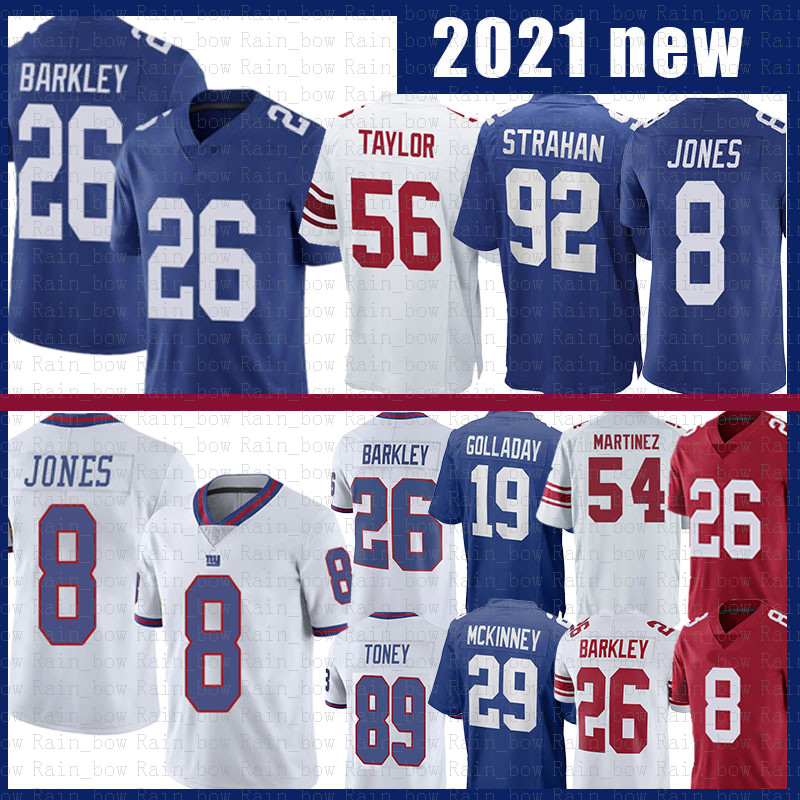 

Custom 26 Saquon Barkley Jersey Daniel Jones Kenny Golladay Lawrence Taylor New Michael Strahan YorkGiantsShepard Kadarius Toney James Bradberry Football, Mens jersey (juren)