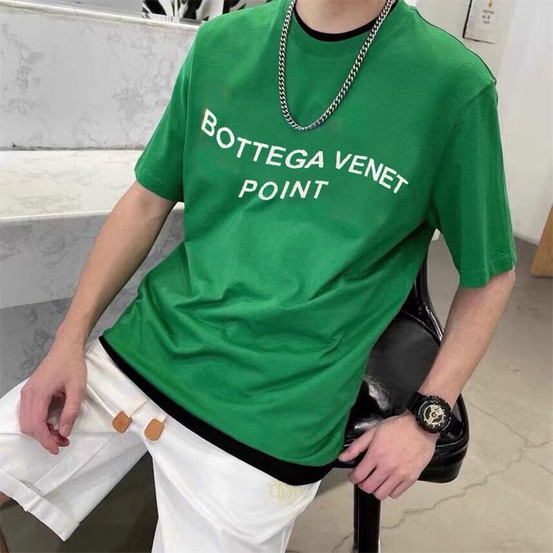 

D286# Mens Designer Bottega V printing letter Men's T-Shirts Summer Men and Women Short Sleeve Top Tees Badge Shirts Mens Clothes High Quanlity T-shirt, White