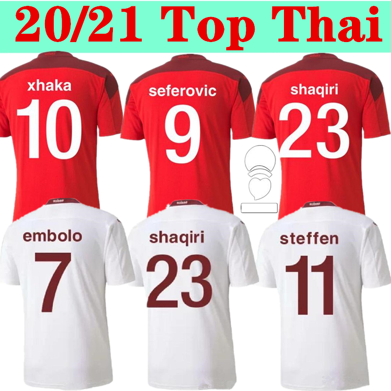 

suisse 20 21 switzerland soccer jersey maillots de away white 2021 akanji zakaria rodriguez elvedi football jerseys, Black;yellow