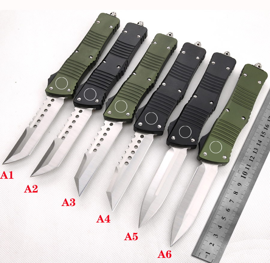

A16 customized automatic knives Benchmade knife t6061 handle CNC VG10 steel OUT pocket knife BM3300 Camping tactical Survival Hunting knife