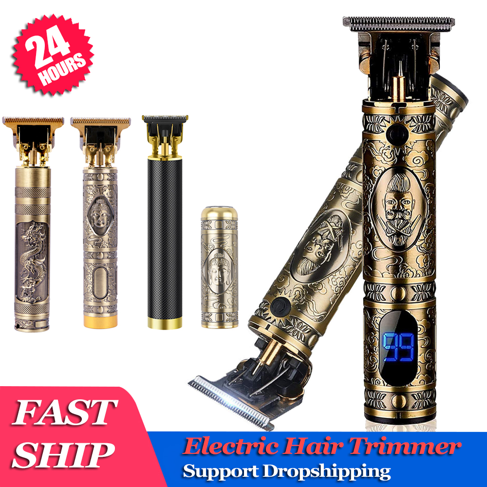

er Electric Hair Trimmer USB Rechargeable Electric Hair Clipper Shaver Beard T Barber Hair Cutting Machine Cut for Men