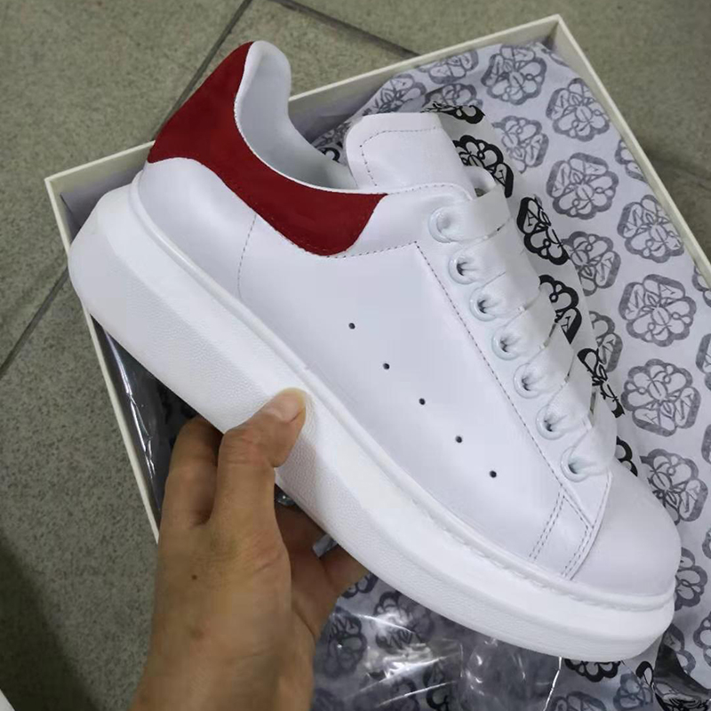 

Designer Shoes Platform Men Sneakers White Leather Suede Sports Trainers Flat Casual Party Wedding Shoe GREY Shine US 11, Color 23