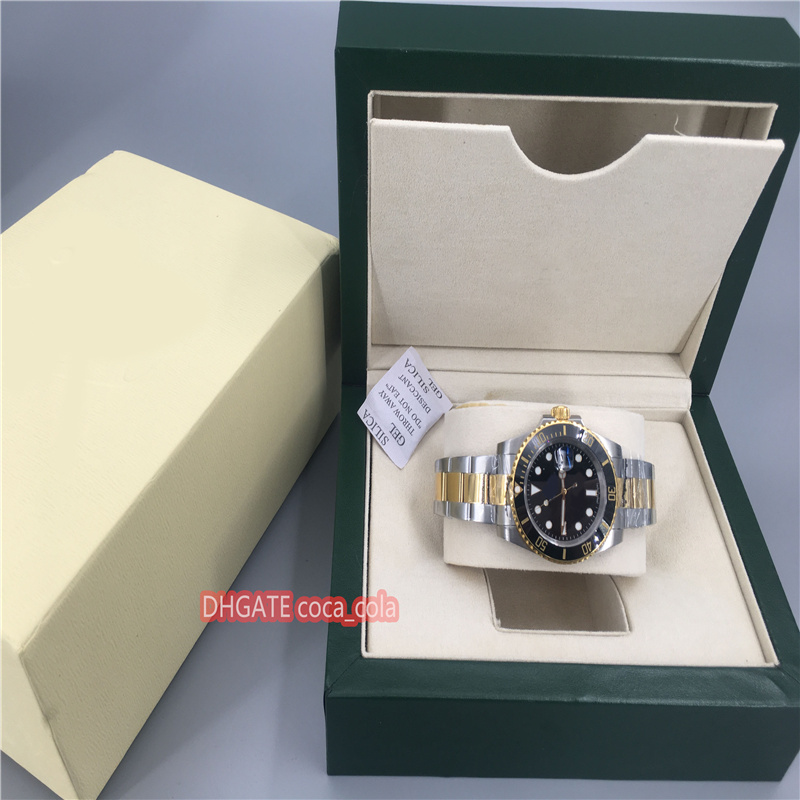 

Super Factory V5 Edition 2813 Movement 40mm Top Quality Sapphire Luminescent Watch 116613 116613LN Ceramic Two Tone Gold black original box