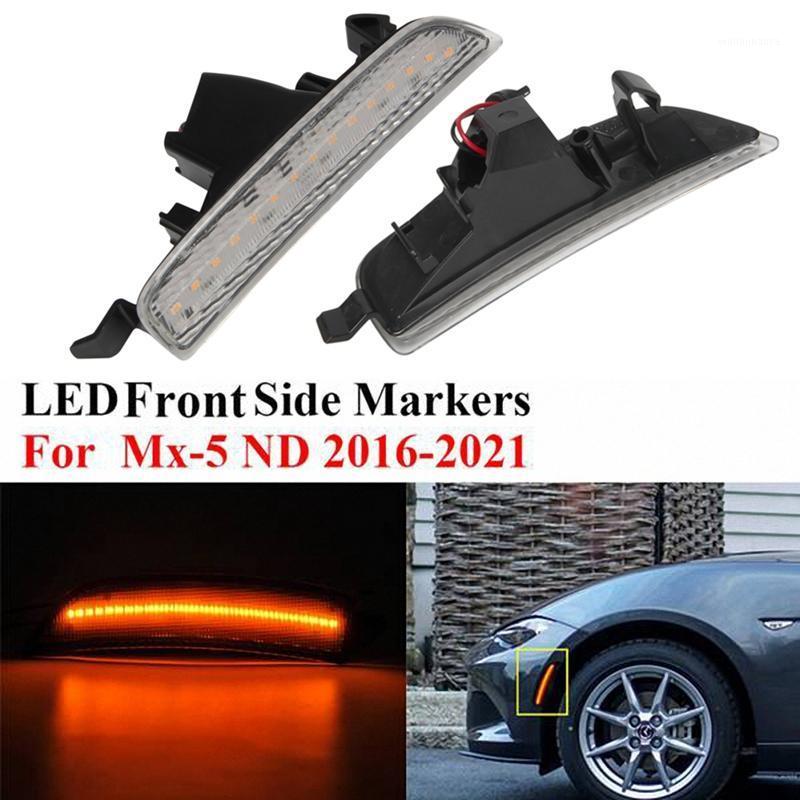 

Emergency Lights Car Front And Rear Fender Side Marker LED Turn For MX-5 Miata 2021 -2021