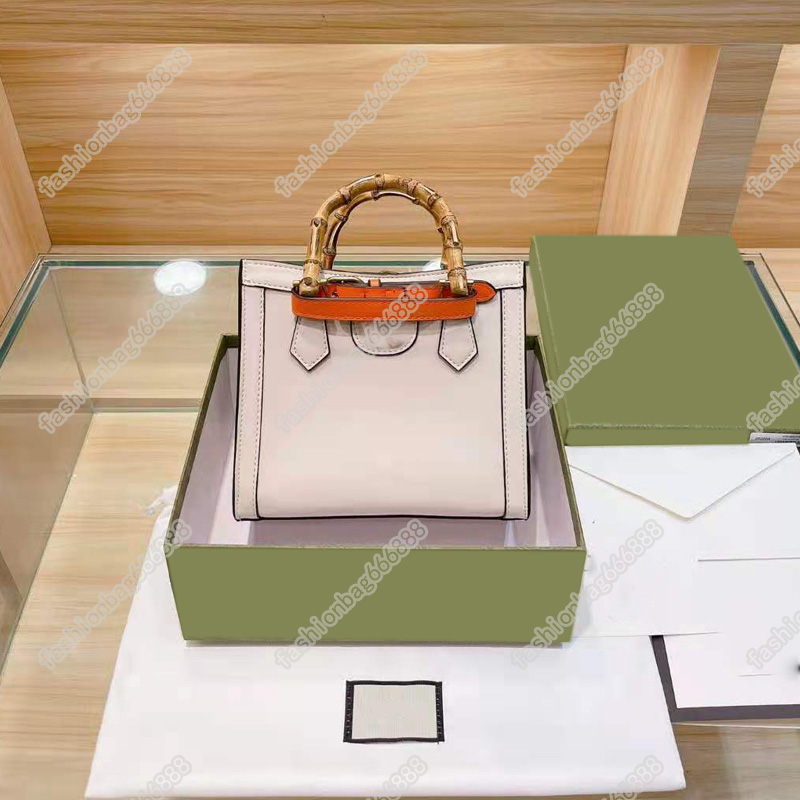 

6 color New Diana bamboo handbag brand designer tote messenger bag Square shape handbags bags size 21*19cm, Not for sale separately