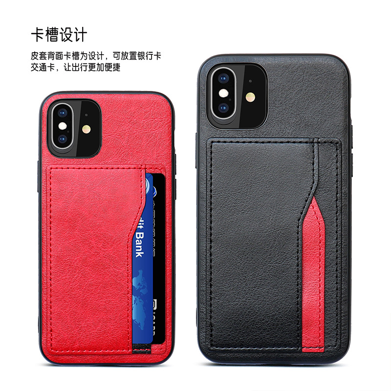 

Card slot Designer Cases Iphone 12 11 13 Pro Max X XS Xr 6S 6 7 8 Plus Leather Mobile Phone Case Shockproof Back Cover, Brown