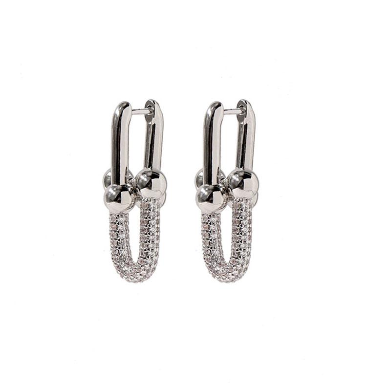 

Stud Japanese Korean High Quality Earrings Gift For Women Rose Gold Luxury Jewelry Designer Simple Punk Stainless Steel Stud