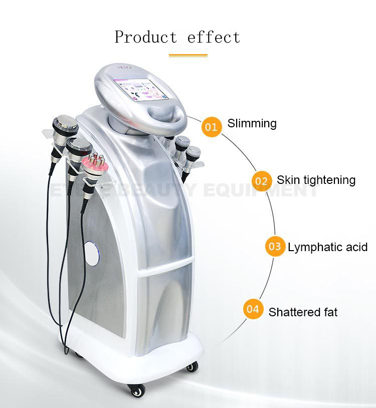 

7 in 1 Ultrasound 80k 40k cavitation vacuum system slimming machine fat loss weight reduction for body