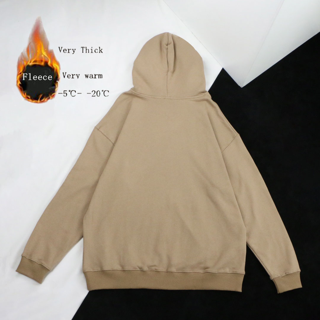 

Add Fleece Print Mens Hoodies Round Collar Men Womens Casual Jacket Pullover Sweatshirts Men' Clothing Warm Homme Hooded Sweatshirt Coats, Opp bag;no hoodies