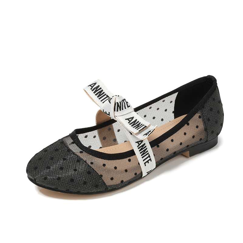 

Designer Women Ballet Loafers Female Dress Shoe Summer Mesh Flats Pumps Top Quality Ladies Wedding Party Doug Shoes, 02