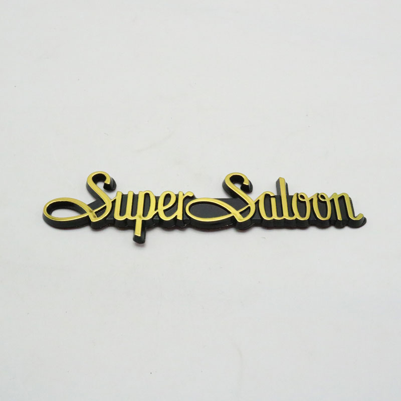 

For Toyota Crown 1979-1983 Super Saloon Emblem Car Side Fender Badge Logo Sticker Decal Nameplate, Gold