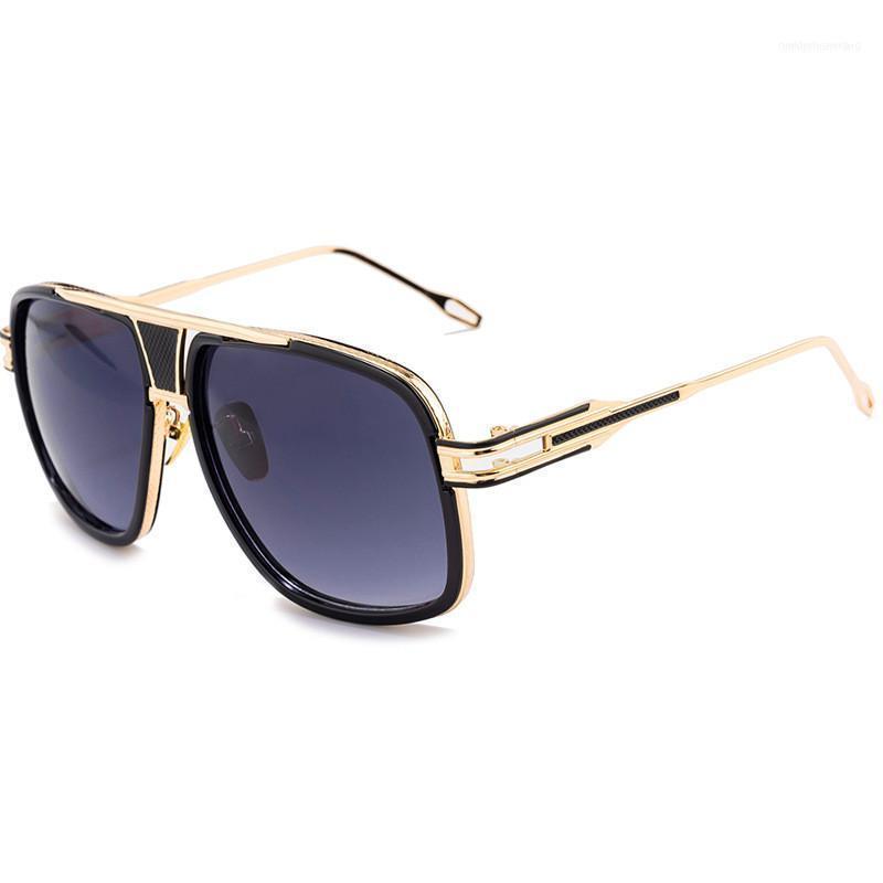 

Sunglasses European And American Trend Men's Fashion Retro Metal Ladies Big Frame Couple Toad Mirror Round Face