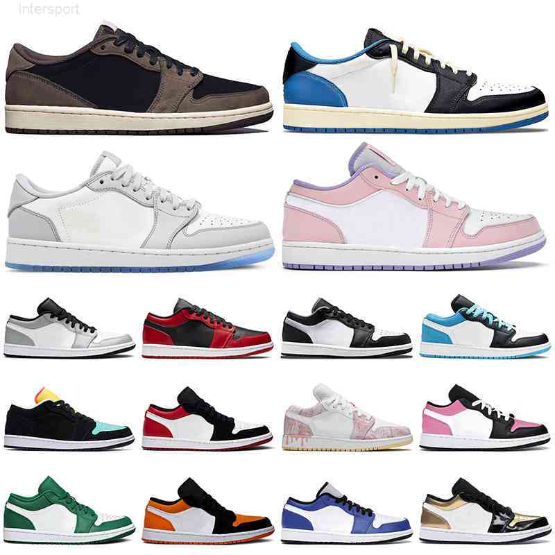 

Mens Basketball Shoes 1 low Jumpman 1s UNC Mocha USA University Blue Black Bred Reverse Men Women Outdoor, Chicago home